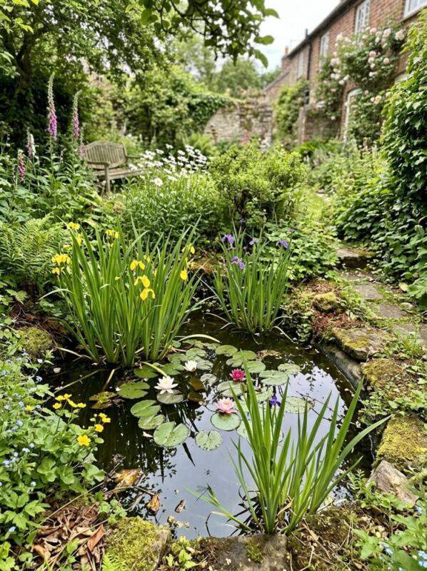 A Small Wildlife Pond – cottage garden idea for UK homes