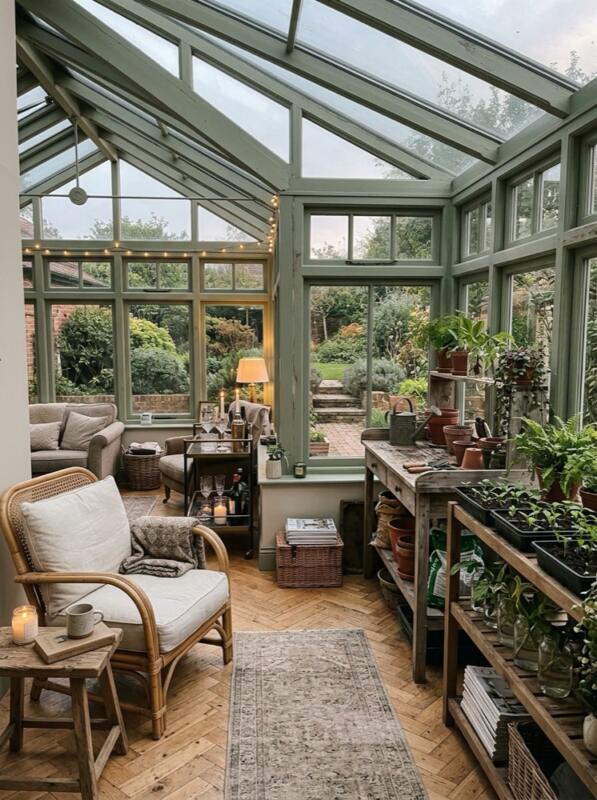 A Cosy Reading Nook – conservatory idea for UK homes