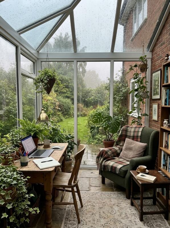 Work and Relax in One Room – conservatory idea for UK homes