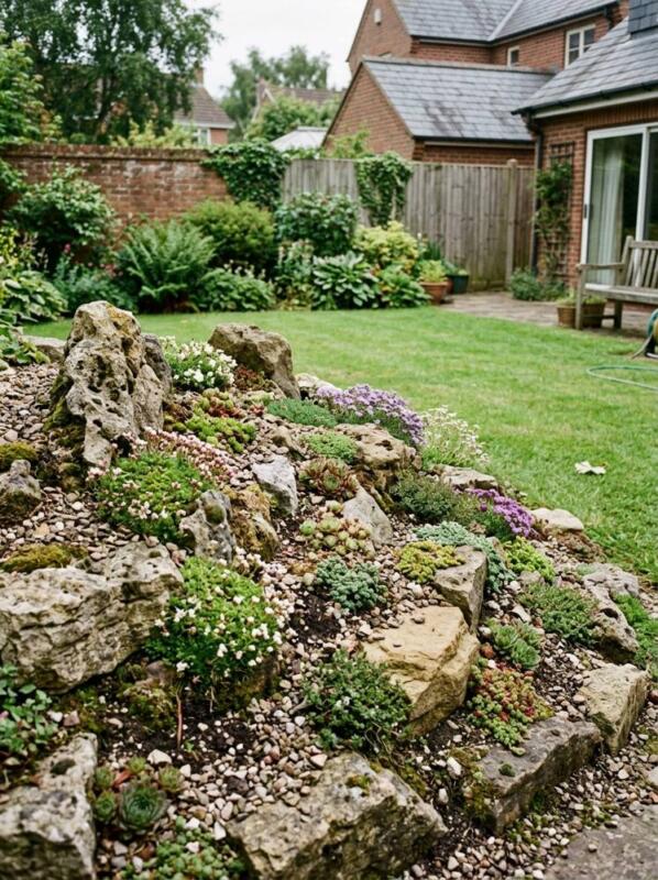 An Alpine Rock Garden – low maintenance garden idea for UK gardens