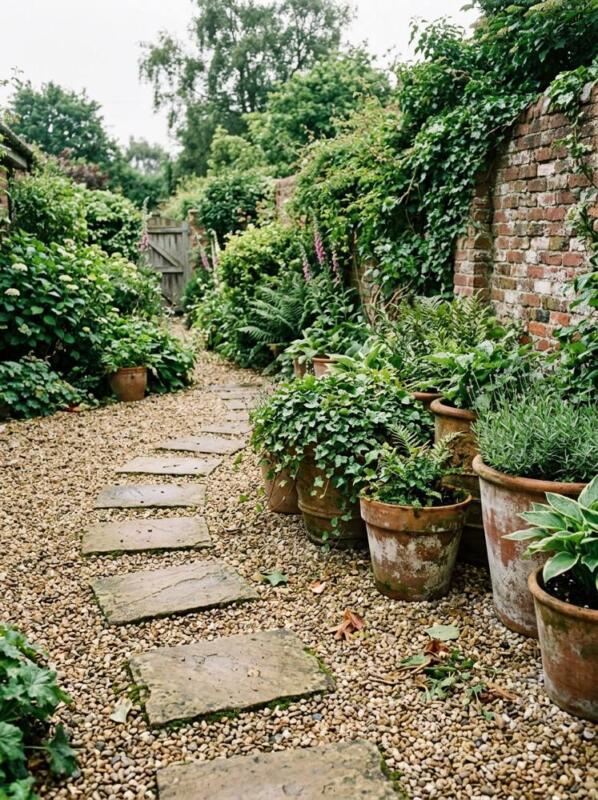 Stepping Stones in Gravel – budget patio idea for UK gardens