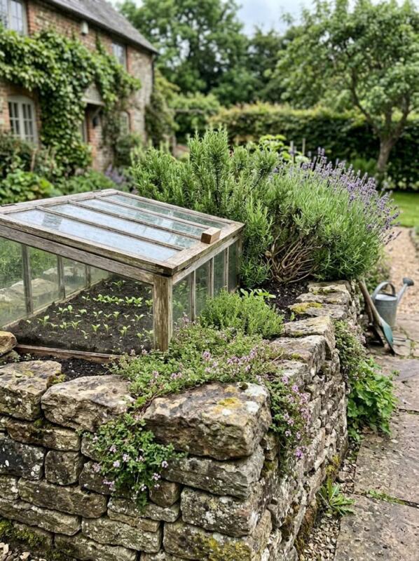 A Dry Stone Raised Bed – raised bed idea for UK gardens